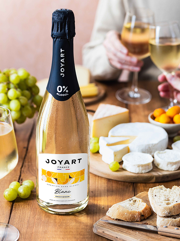 Le Blanc 0% 75cL JOYART – Pétillant Sans Alcool au Sauvignon Français